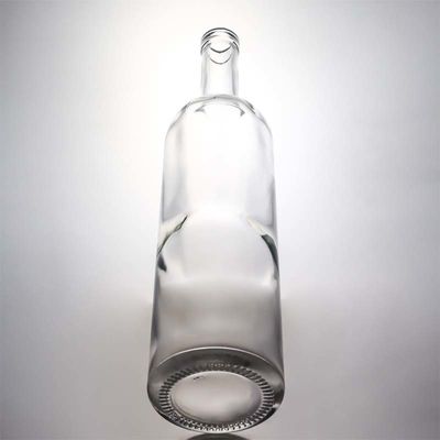 750 ml heldere glasfles met lange hals voor whisky, champagne, brandy en industriële dranken