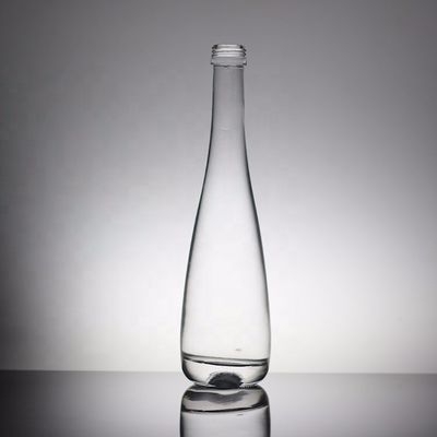 Doorzichtige ronde 700 ml 350 ml speciaal gemaakt glasfles voor mineraalwater voor industriële dranken