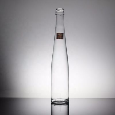 Doorzichtige ronde 700 ml 350 ml speciaal gemaakt glasfles voor mineraalwater voor industriële dranken
