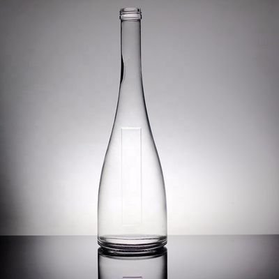 Doorzichtige ronde 700 ml 350 ml speciaal gemaakt glasfles voor mineraalwater voor industriële dranken