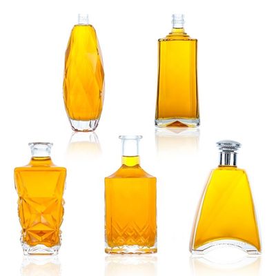 375 ml 500 ml 700 ml 750 ml 1000 ml Oslo Liquor Gin Whisky Glas Vodka Fles met kurkdeksel