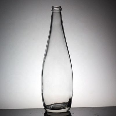 500 ml zachte dranken glazen waterfles met transparant ontwerp en schroefdeksel