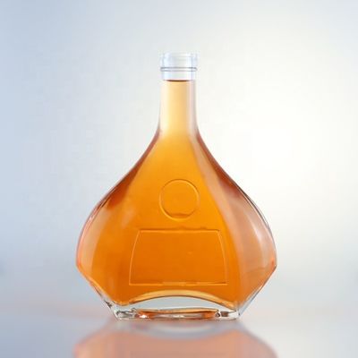 Champagne 1L glazen flessen met Decal Screen Printing en Cork Sealing Opties