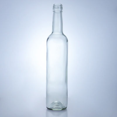 600 ml 750 ml 1000 ml ronde lege glasflessen met lange hals voor gin rum brandy