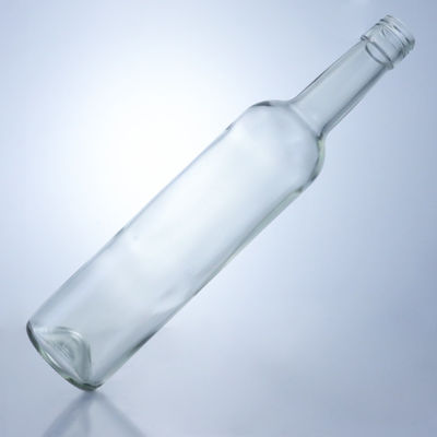 600 ml 750 ml 1000 ml ronde lege glasflessen met lange hals voor gin rum brandy