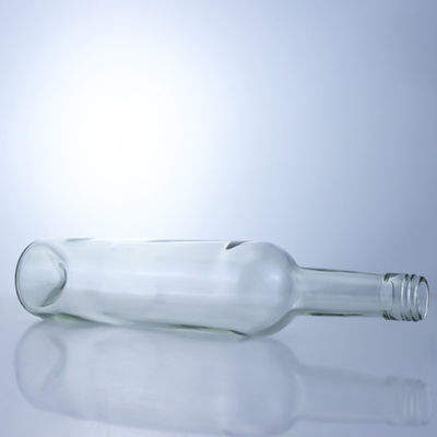 600 ml 750 ml 1000 ml ronde lege glasflessen met lange hals voor gin rum brandy