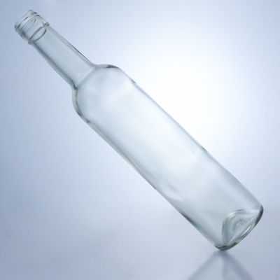 600 ml 750 ml 1000 ml ronde lege glasflessen met lange hals voor gin rum brandy