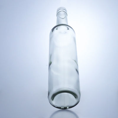 600 ml 750 ml 1000 ml ronde lege glasflessen met lange hals voor gin rum brandy