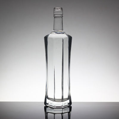 Flint Acid Etch Unieke glasflessen voor rum Liquor Brandy Whisky Vodka Tequila