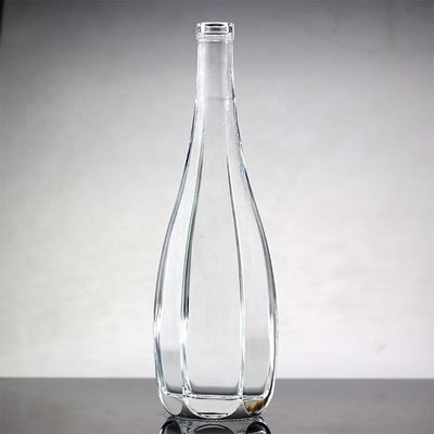 Dorstuitdoende fles met schermdruk en 750 ml glasmateriaal