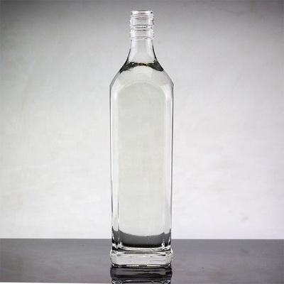 Dorstuitdoende fles met schermdruk en 750 ml glasmateriaal