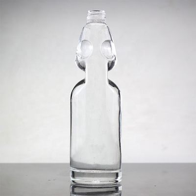 Dorstuitdoende fles met schermdruk en 750 ml glasmateriaal
