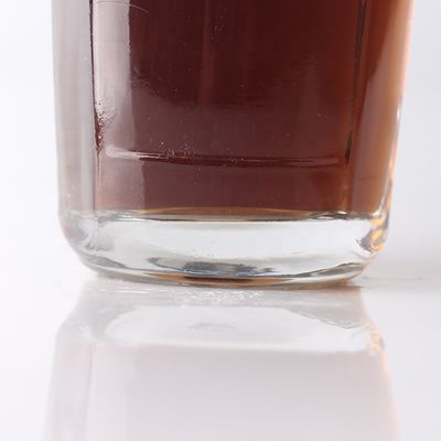 375 ml Custom Logo gegraveerd traan in de vorm van een gin rum glazen fles met kurken voor drank