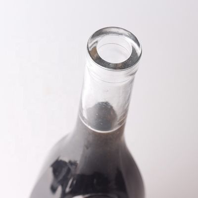 375 ml Custom Logo gegraveerd traan in de vorm van een gin rum glazen fles met kurken voor drank