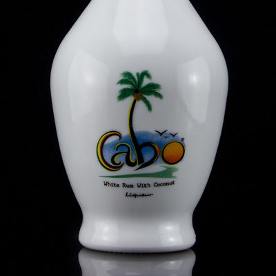 Custom 700ml Frost Surface Handling Rum Glasfles Met Kork