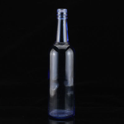 Geweldige schermdrukken Ronde vorm Blauwe vodkafles voor de industrie van drank en gin
