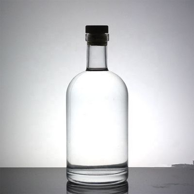 Whisky Vodka Glasmateriaal 700 ml 1000 ml Fles met metalen deksel en topklasse