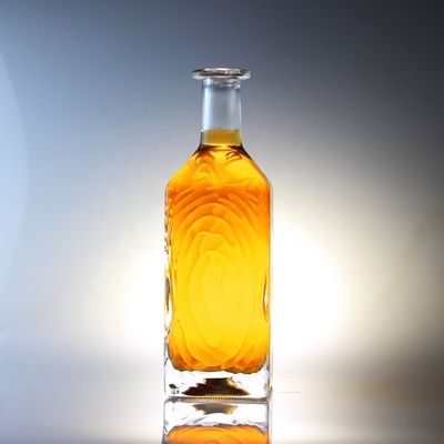 Miniatuurwijnflessen van doorzichtig glas met kurk 75 cl glazen flessen