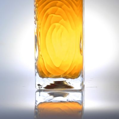 Miniatuurwijnflessen van doorzichtig glas met kurk 75 cl glazen flessen