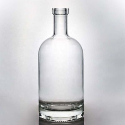 Ronde lege flint 375ml 500ml 750ml 1000ml drank wodka tequila whisky fles met schroefdeksel