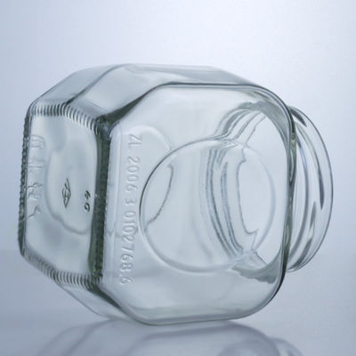600 ml glazen pot voor honing chili saus handig en stijlvol aluminium deksel