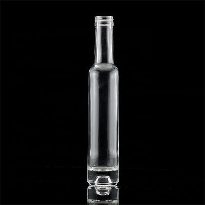 750 ml zware, heldere glasfles met een gouden metalen dop in bulk