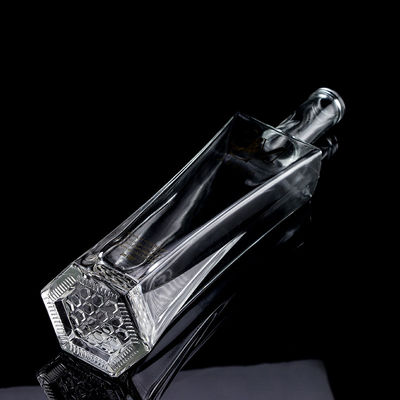 Uitstekend ontwerp Vodka drank fles helder of op maat gemaakt 750 ml glazen fles met kurk