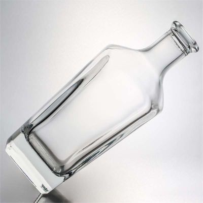 Unieke vierkante glazen fles voor whisky, wodka, tequila, gin en rum