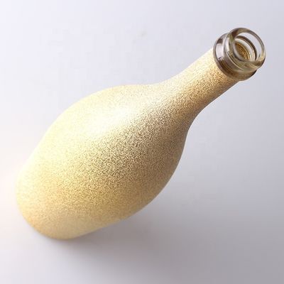 Duidelijke of op maat gemaakte 750 ml tactuele champagnefles 75 cl lege schilderglasfles