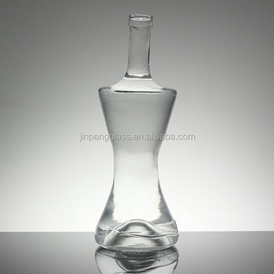 Custom Design Vrouwelijk Liquor Fles 1000 ml 750 ml met Decal oppervlak