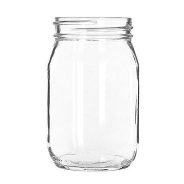 Kettingmateriaal Glas 100ml 240ml 300ml 500ml Fruit Jam potten met metalen deksels