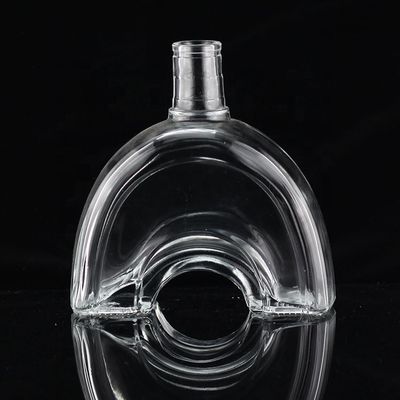Industriële glasfles van 700 ml voor de drankenindustrie in duimvorm
