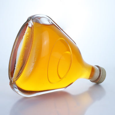 Duidelijke of op maat gemaakte 700 ml glazen fles voor gin rum champagne brandy whisky drank