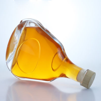 Duidelijke of op maat gemaakte 700 ml glazen fles voor gin rum champagne brandy whisky drank