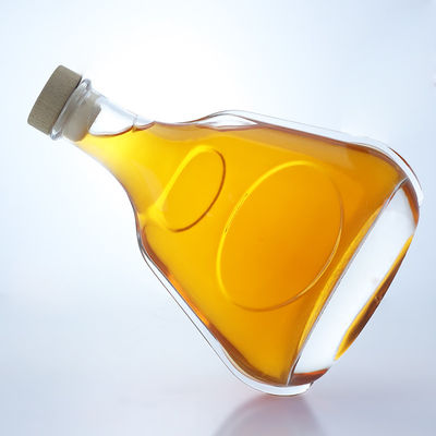 Duidelijke of op maat gemaakte 700 ml glazen fles voor gin rum champagne brandy whisky drank