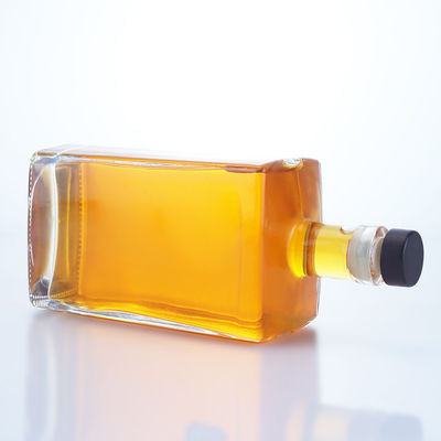 Gepersonaliseerd logo 750 ml glazen fles voor gin rum champagne brandy tequila whisky drank