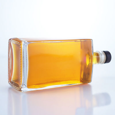 Gepersonaliseerd logo 750 ml glazen fles voor gin rum champagne brandy tequila whisky drank