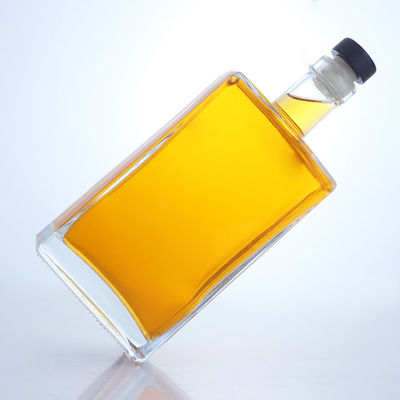 Gepersonaliseerd logo 750 ml glazen fles voor gin rum champagne brandy tequila whisky drank