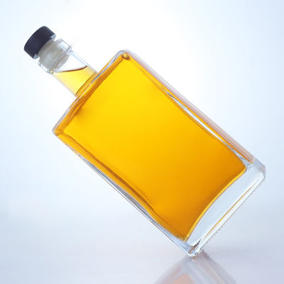 Gepersonaliseerd logo 750 ml glazen fles voor gin rum champagne brandy tequila whisky drank