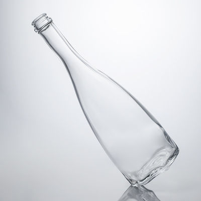Whisky Gin Rum Vodka Glas kraag gegraveerd Ronde drankfles met en aangepaste dop