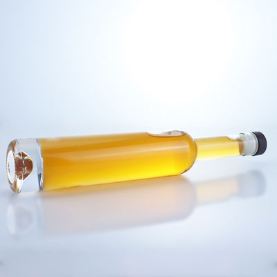 Whisky Vodka Tequila Gin Rum IJs Wijn Glasfles met kurk en aangepast logo
