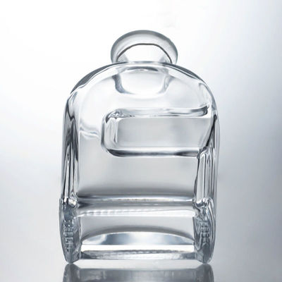 Persoonlijke Squircle glazen drankfles voor gin rum brandy wodka en kurkstop inclusief