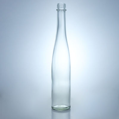 Drankcontainer Hoog en dun Super Flint glasfles met schroeftop