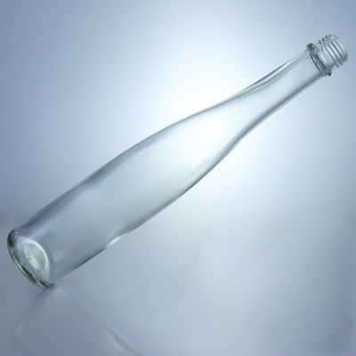 Drankcontainer Hoog en dun Super Flint glasfles met schroeftop