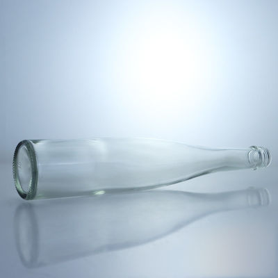 Drankcontainer Hoog en dun Super Flint glasfles met schroeftop