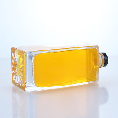 Whisky Vodka Tequila Gin Rum Kleine glasfles met logo en van kurk