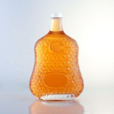 2023 Duidelijke fles Glasflessen met bevroren basismateriaal Gepersonaliseerd logo