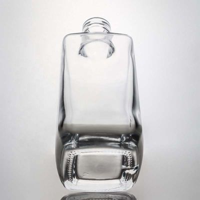 Glaskraag Vierkante Gin Whiskey Rum Wijn Vodka Fles 750 ml met synthetische kurk