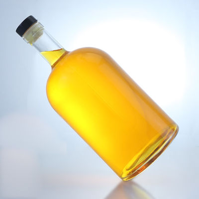 Gepersonaliseerd logo Grote capaciteit schroefkap Spirit glasfles voor whisky vodka tequila gin rum