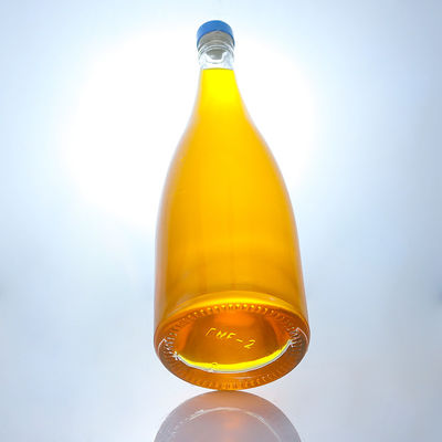 Perenvormige schroefkap glasfles gemaakt voor Super Flint Rum Vodka Whisky Tequila Gin